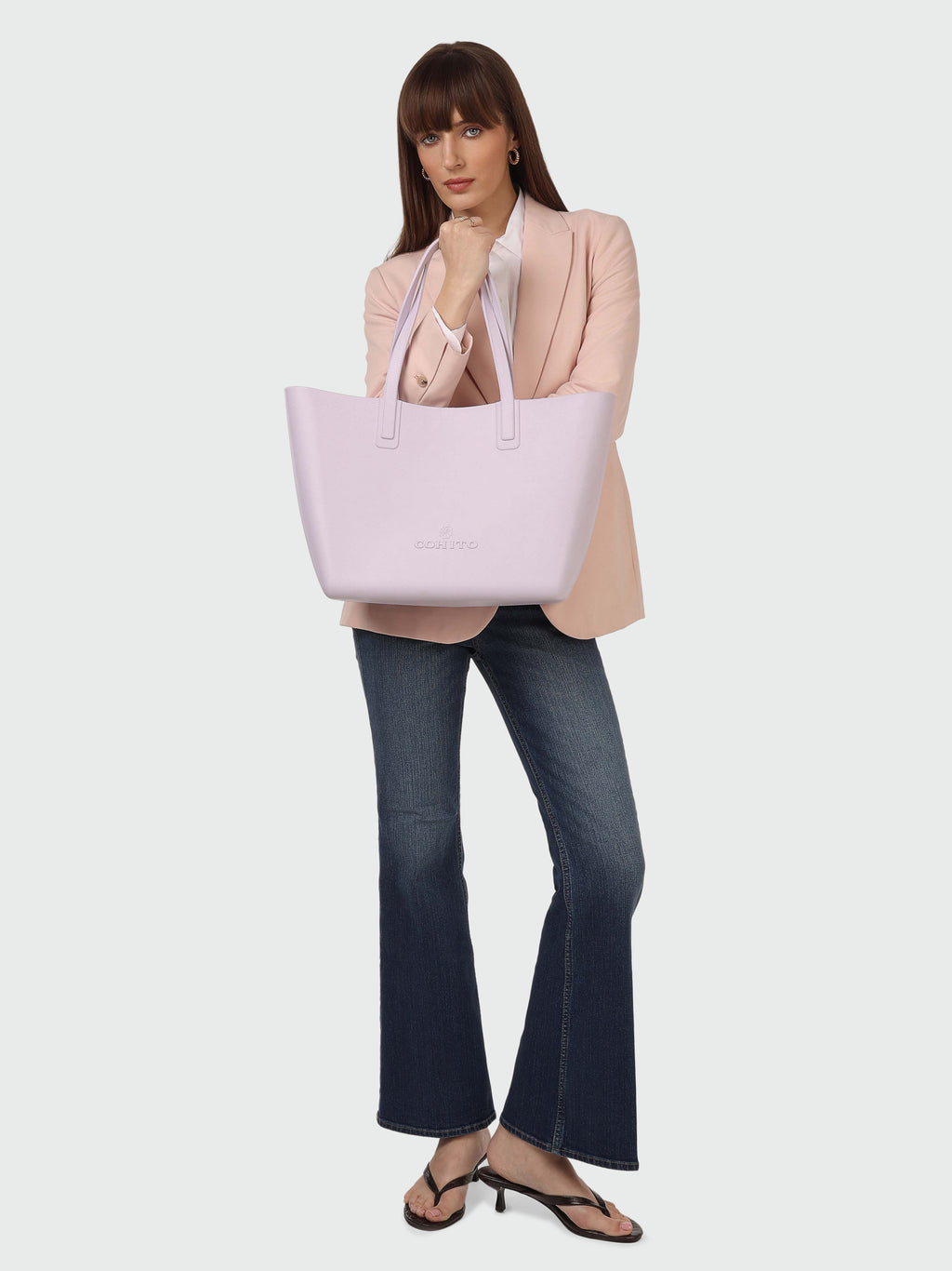 ON THE GO LILAC SHOULDER BAG