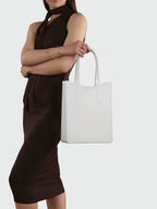 STREET TOTE HAND BAG - WHITE