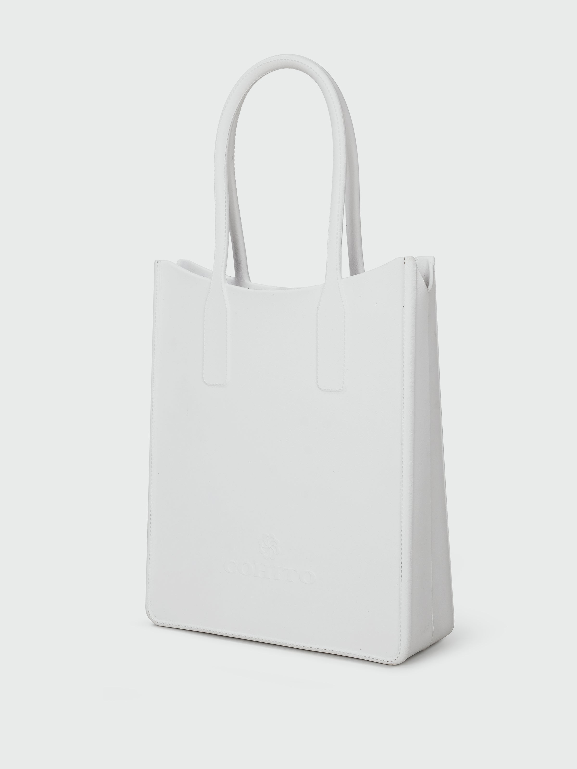 STREET TOTE WHITE HAND BAG