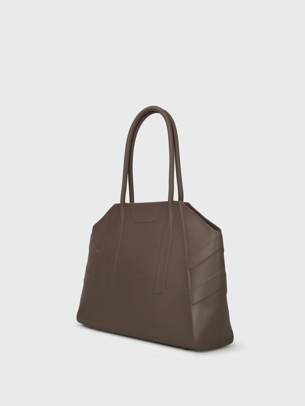 CITY TOTE TAUPE SHOULDER BAG