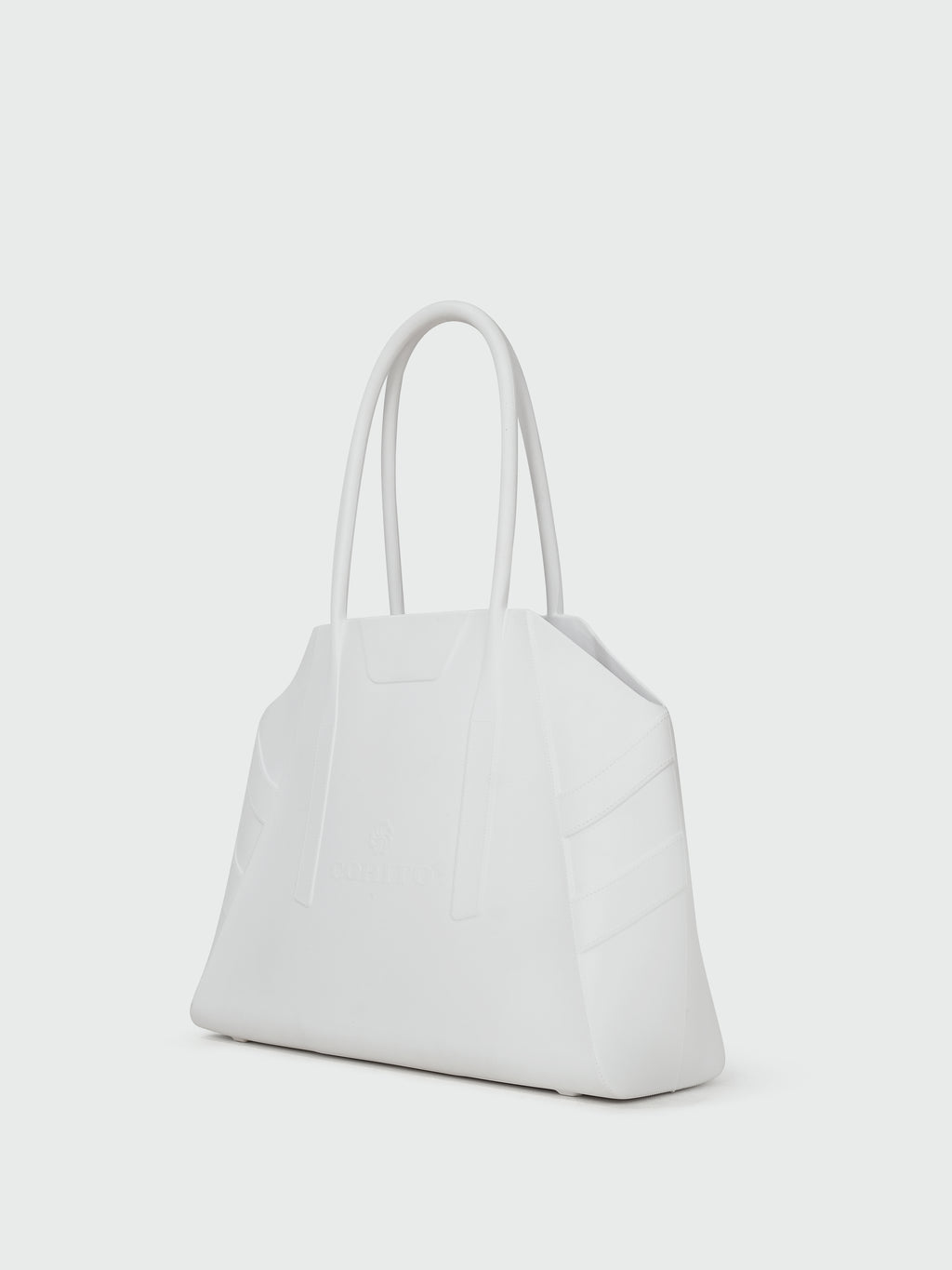 CITY TOTE WHITE SHOULDER BAG
