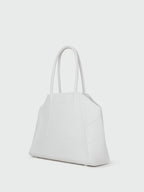 CITY TOTE SHOULDER BAG - WHITE