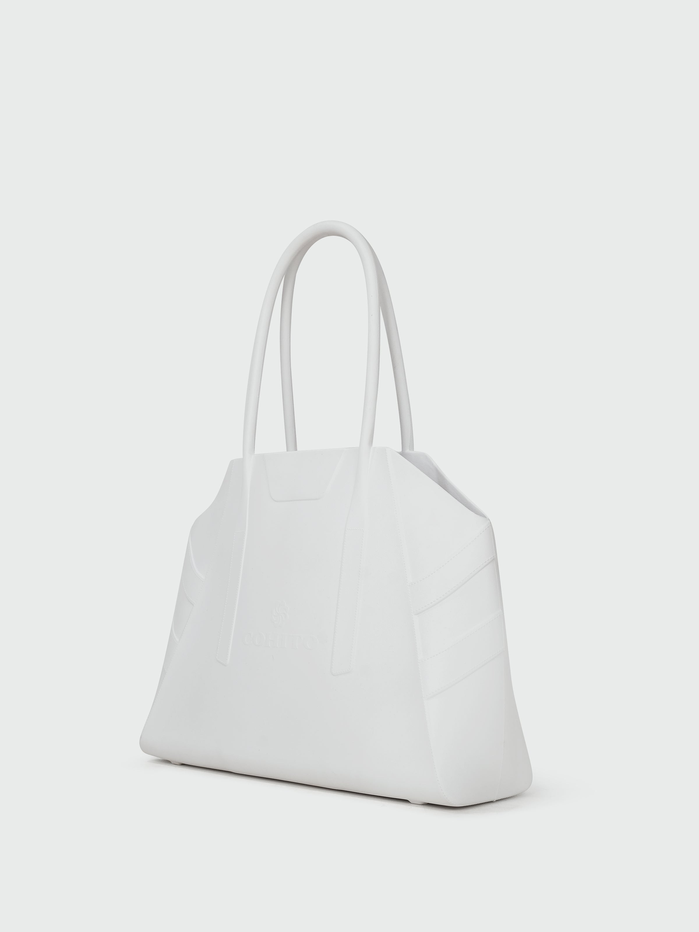 CITY TOTE WHITE SHOULDER BAG