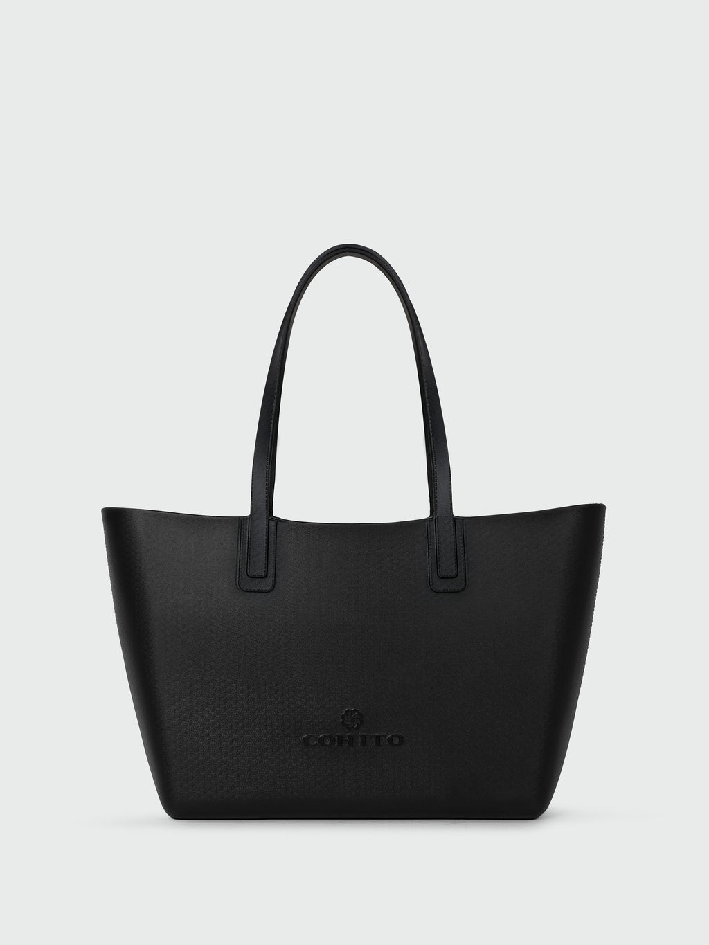 ON THE GO BLACK SHOULDER BAG