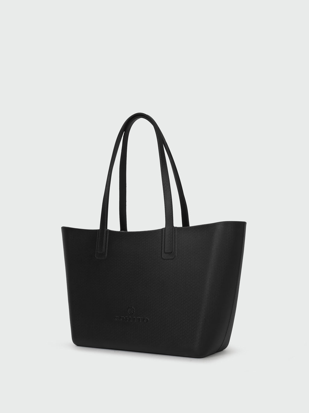 ON THE GO BLACK SHOULDER BAG