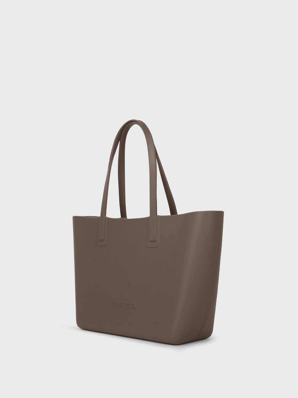 ON THE GO TAUPE SHOULDER BAG