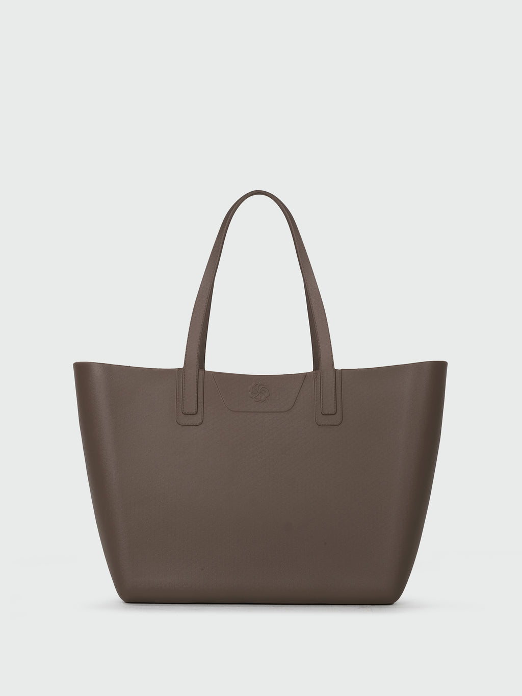 ON THE GO TAUPE SHOULDER BAG