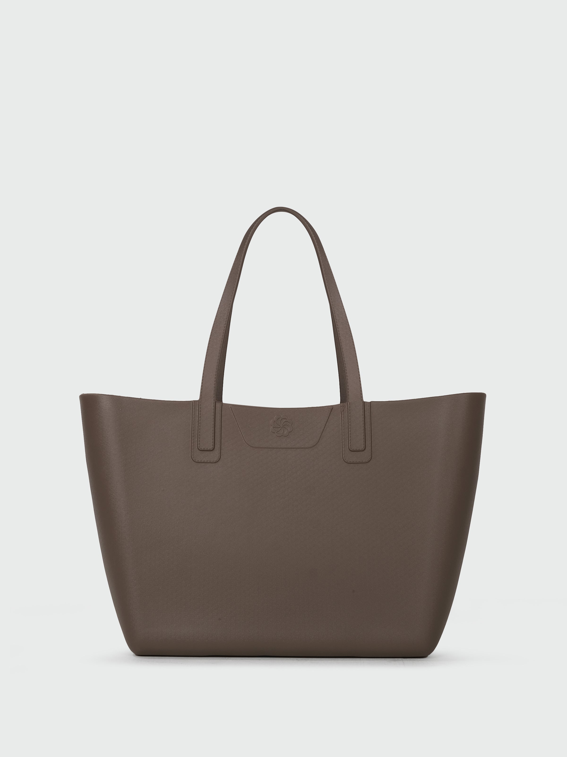 ON THE GO TAUPE SHOULDER BAG