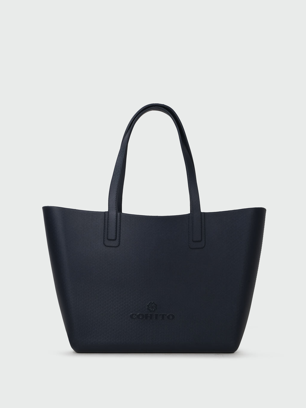 ON THE GO NAVY SHOULDER BAG
