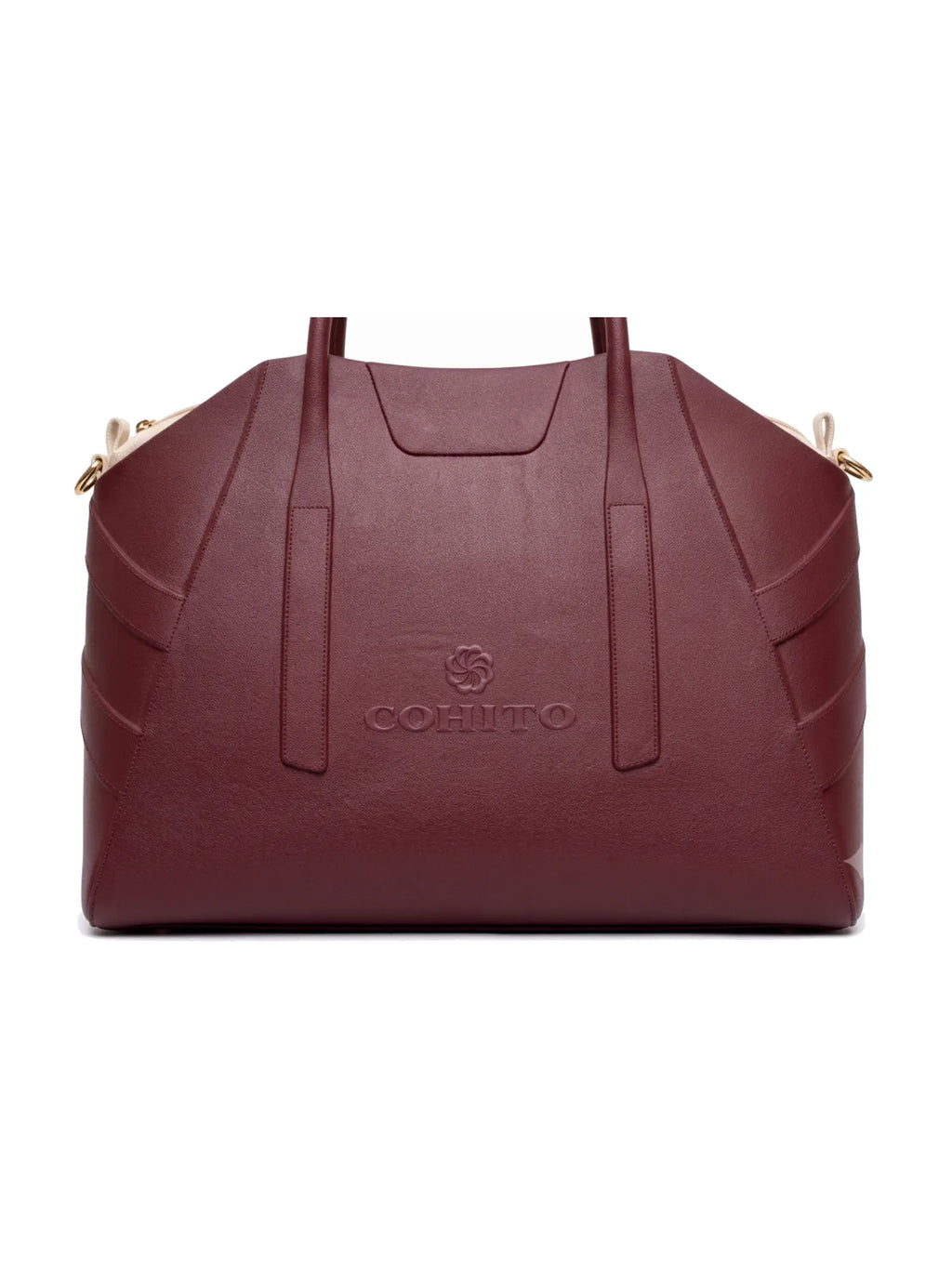 CITY TOTE SHOULDER BAG - WINE