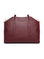 CITY TOTE SHOULDER BAG - WINE