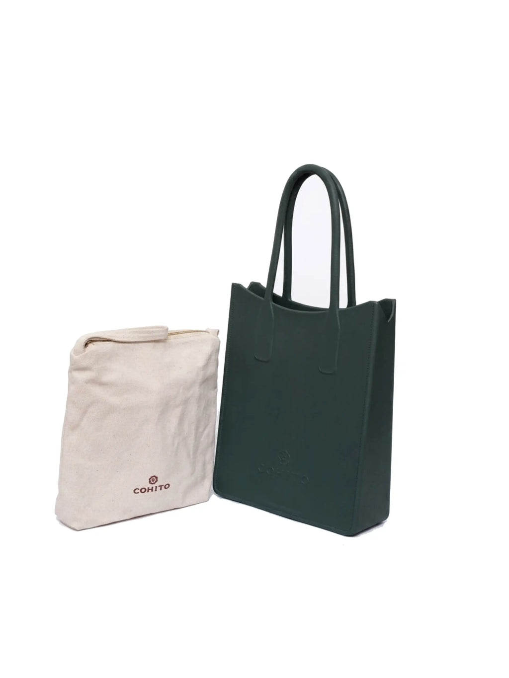 STREET TOTE HAND BAG - FOREST GREEN