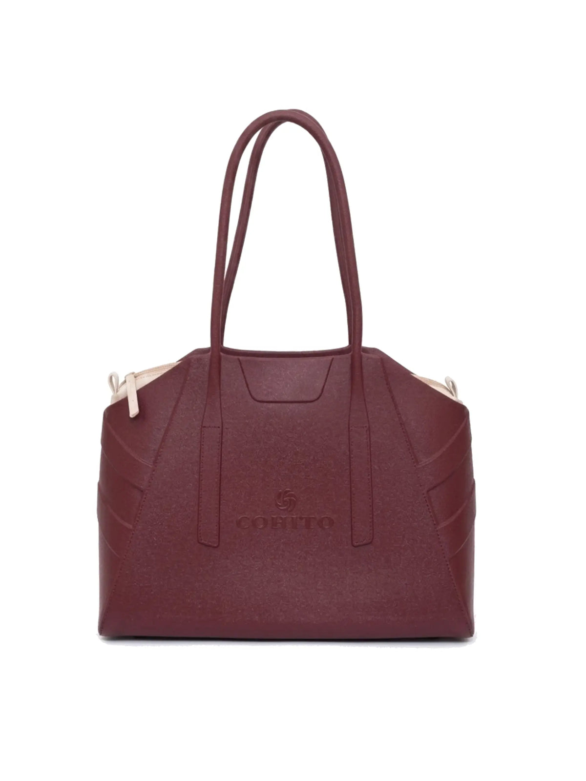 CITY TOTE SHOULDER BAG - WINE