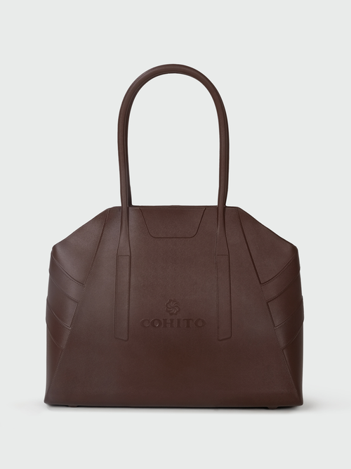 CITY TOTE SHOULDER BAG - TIRAMISU