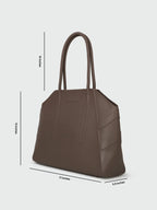 CITY TOTE SHOULDER BAG - TAUPE