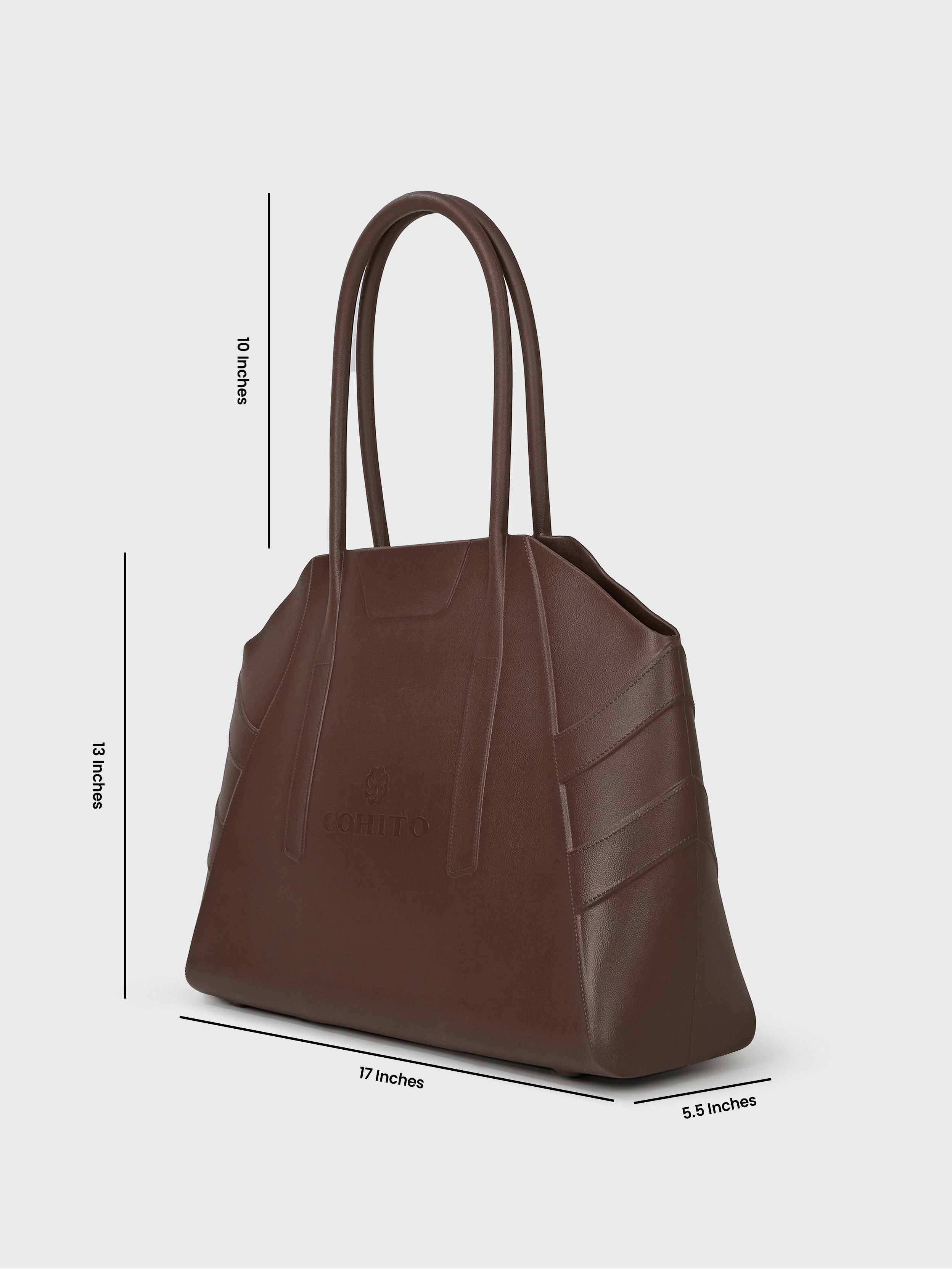 CITY TOTE TIRAMISU SHOULDER BAG