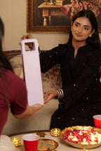 Cohito EVA Lilac Bottle Holder being gifted