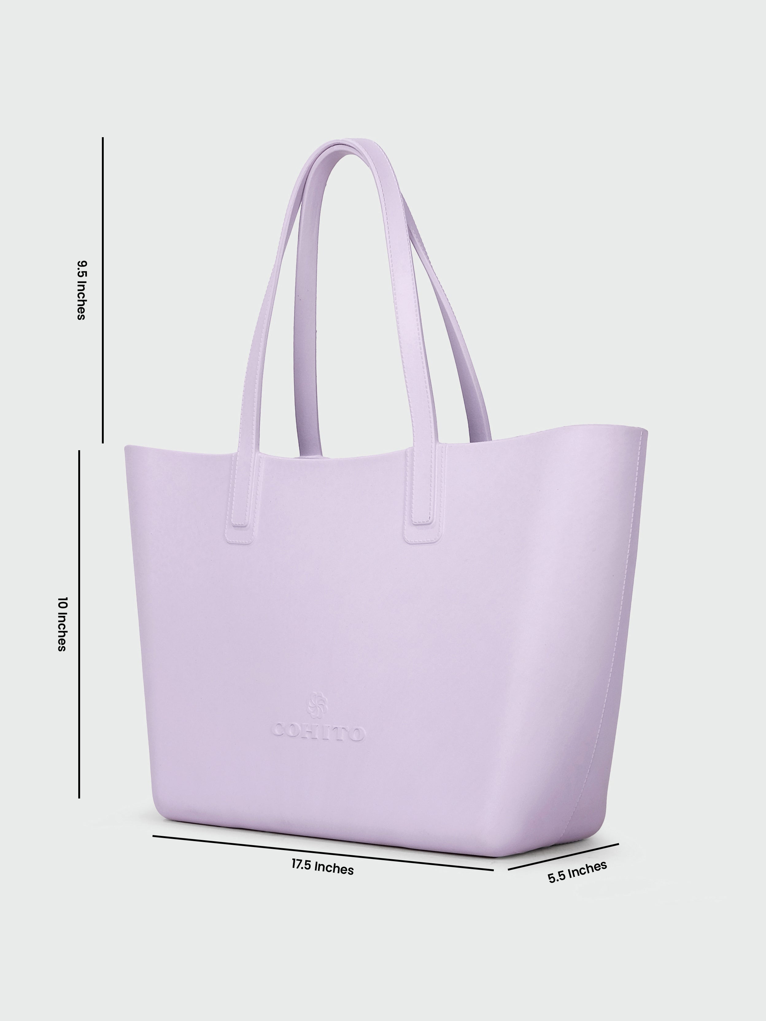 ON THE GO LILAC SHOULDER BAG
