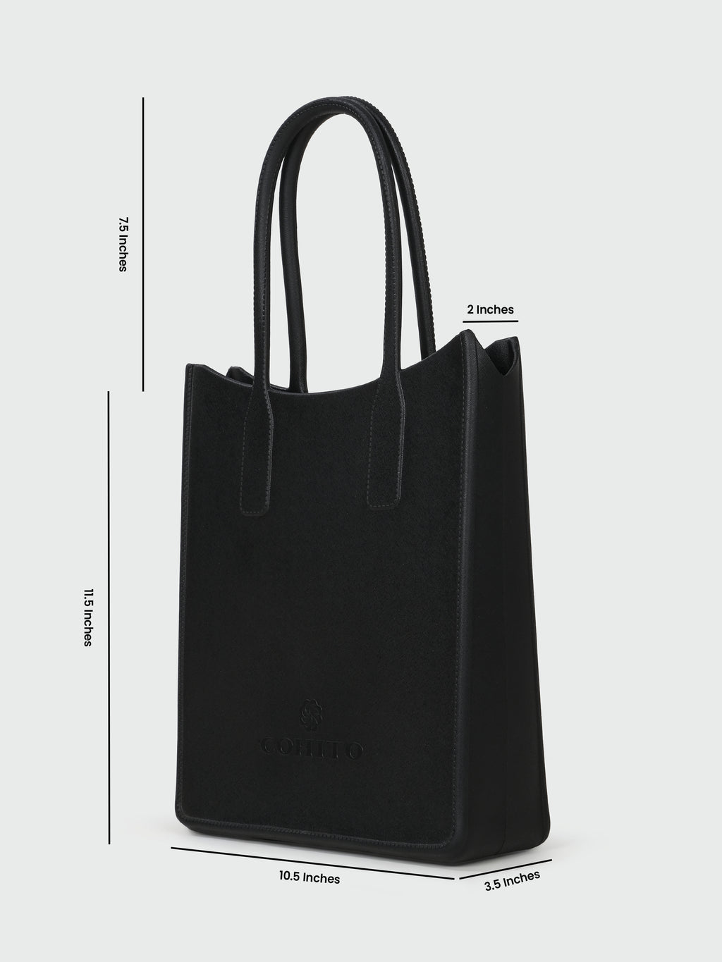 STREET TOTE BLACK HAND BAG