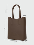 STREET TOTE HAND BAG - TAUPE